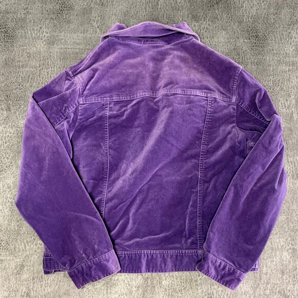 Vintage Relativity Purple Velvet Jacket - Picture 5 of 5
